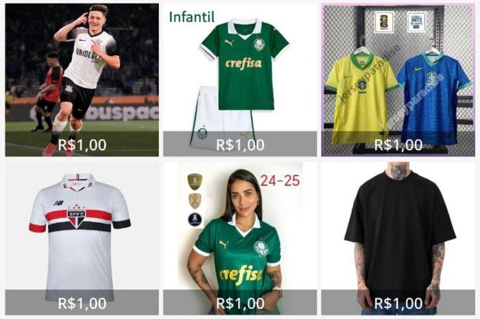 Plataforma derruba loja online que vendia camisetas de futebol por R$ 1; entenda